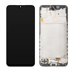   Samsung A166 Galaxy A16 5G fekete gyári LCD kijelző érintővel és kerettel (GH82-36143A)