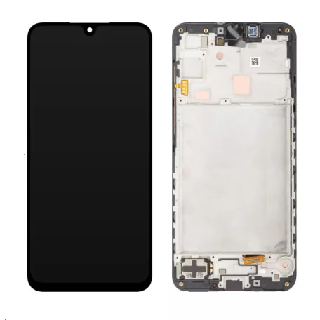 Samsung A166 Galaxy A16 5G fekete gyári LCD kijelző érintővel és kerettel (GH82-36143A)