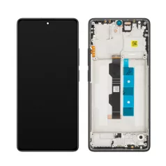   Xiaomi Redmi Note 13 Pro 4G fekete gyári LCD kijelző érintővel és kerettel (56000300N600)