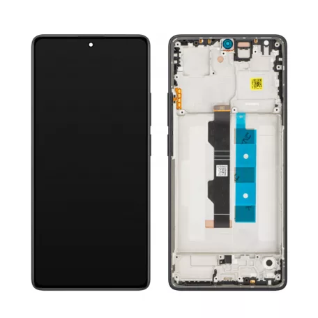 Xiaomi Redmi Note 13 Pro 4G fekete gyári LCD kijelző érintővel és kerettel (56000300N600)