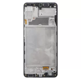   Samsung A225 Galaxy A22 4G fekete gyári LCD kijelző érintővel és kerettel (GH82-25944A)