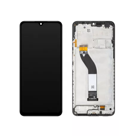 Xiaomi Redmi 14C / Poco C75 / Redmi A3 Pro fekete gyári LCD kijelző érintővel és kerettel (5600020C3NL00)