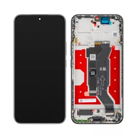   Honor 400 fekete gyári LCD kijelző érintővel és kerettel (0235APNR)