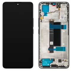   Xiaomi Redmi Note 14 5G fekete gyári LCD kijelző érintővel és kerettel (56002000O1700)