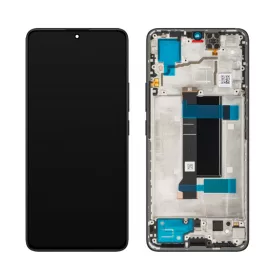   Xiaomi Poco X6 fekete gyári LCD kijelző érintővel és kerettel (560003N16P00)