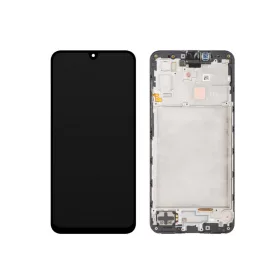   Samsung A176 Galaxy A17 5G fekete gyári LCD kijelző érintővel és kerettel (GH82-38045A)