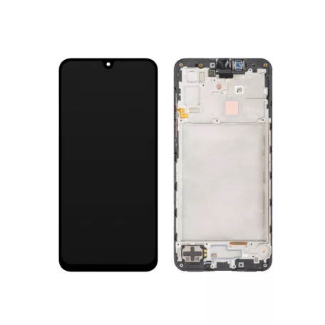 Samsung A176 Galaxy A17 5G fekete gyári LCD kijelző érintővel és kerettel (GH82-38045A)