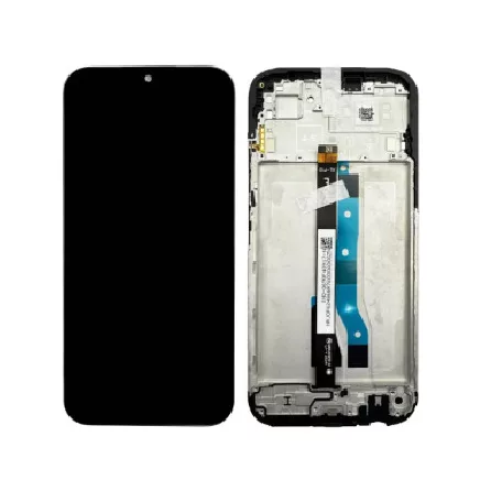 Xiaomi Redmi 15C 4G / Poco C85 4G fekete gyári LCD kijelző érintővel és kerettel (5600020P15A00)