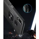Armor Ring Samsung A415 Galaxy A41 ütésálló szilikon tok fekete