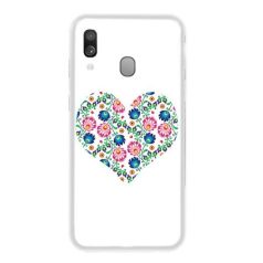   Gadget szilikon tok - Samsung A405 Galaxy A40 (2019) (White Heart)