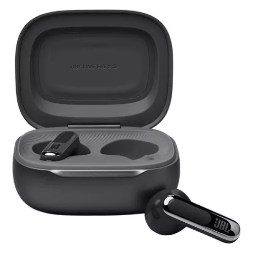 JBL Live Flex 3 stereo bluetooth headset fekete