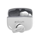 Astrum DUOZ ENC10 TWS Bluetooth V5.4 zajszűrős headset 4 mikrofonnal, USB-C töltőtokkal, fehér