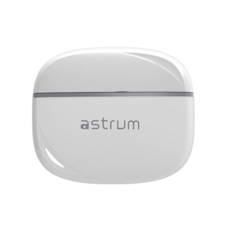 Astrum DUOZ ENC10 TWS Bluetooth V5.4 zajszűrős headset 4 mikrofonnal, USB-C töltőtokkal, fehér