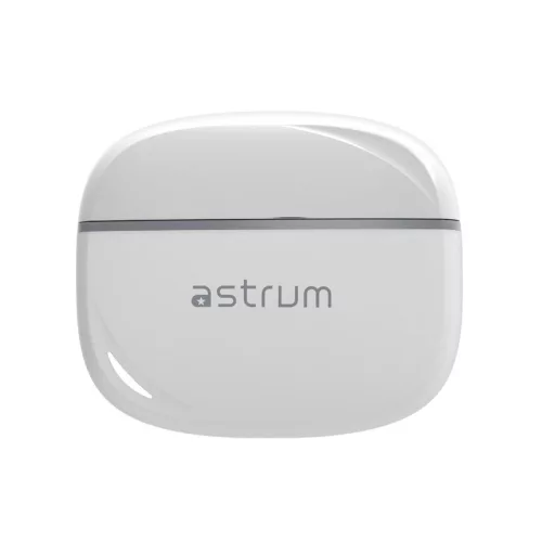 Astrum DUOZ ENC10 TWS Bluetooth V5.4 zajszűrős headset 4 mikrofonnal, USB-C töltőtokkal, fehér
