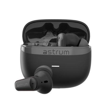 Astrum DUOZ ANC10 TWS Bluetooth V5.4 ANC zajszűrős headset 4 mikrofonnal, USB-C töltőtokkal, fekete