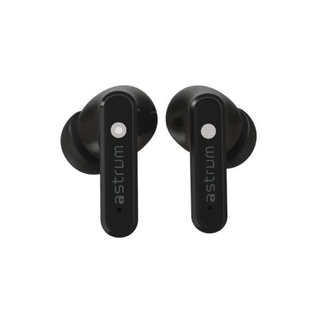 Astrum DUOZ PRO10 TWS Bluetooth V5.4 hibrid ANC zajszűrős headset 6 mikrofonnal, USB-C töltőtokkal, fekete