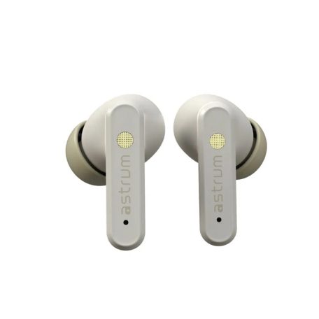 Astrum DUOZ PRO10 TWS Bluetooth V5.4 hibrid ANC zajszűrős headset 6 mikrofonnal, USB-C töltőtokkal, fehér