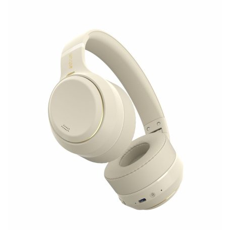 Astrum Ease Drift sztereó bluetooth 6.0 ANC aktív zajszűrős fejhallgató beépített mikrofonnal fehér