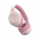 Astrum Ease Drift sztereó bluetooth 6.0 ANC aktív zajszűrős fejhallgató beépített mikrofonnal pink