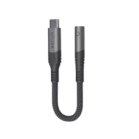   Astrum VerveMesh VMCA50 Type - C - 3,5 mm-es jack szövetbevonatos erősített átalakító adapter 50cm