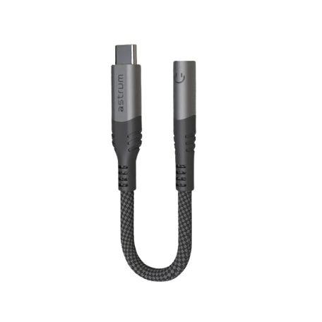 Astrum VerveMesh VMCA50 Type - C - 3,5 mm-es jack szövetbevonatos erősített átalakító adapter 50cm