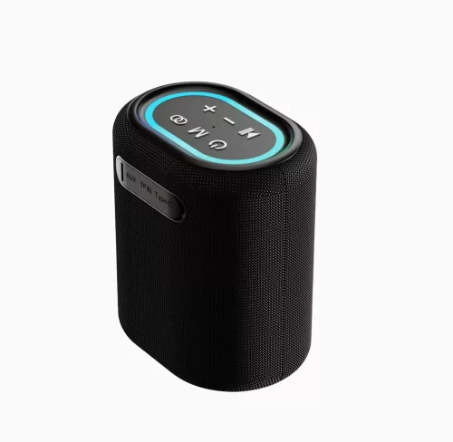Astrum SP210 hordozható TWS Bluetooth hangszóró micro SD, AUX, USB, 25W, fekete