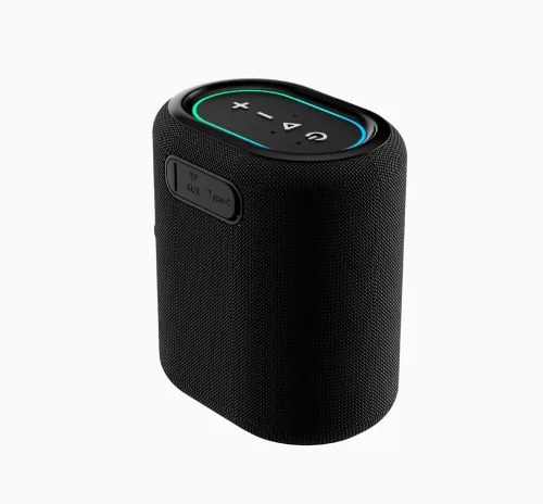 Astrum SP150 hordozható TWS Bluetooth hangszóró micro SD, AUX, USB, 15W, fekete