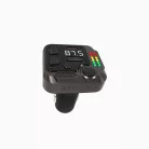 Astrum FM430 autós bluetooth kihangosító + FM Transmitter, LCD kijelző, 30W PD töltés