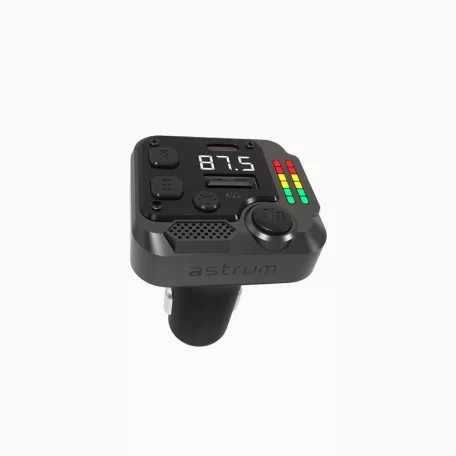 Astrum FM430 autós bluetooth kihangosító + FM Transmitter, LCD kijelző, 30W PD töltés