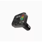 Astrum FM430 autós bluetooth kihangosító + FM Transmitter, LCD kijelző, 30W PD töltés