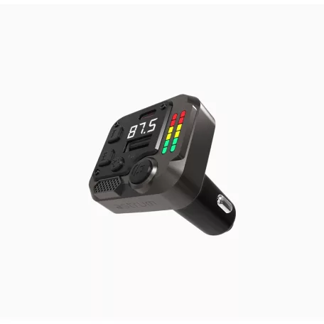Astrum FM430 autós bluetooth kihangosító + FM Transmitter, LCD kijelző, 30W PD töltés