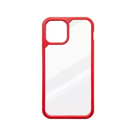   Color Shock - Apple iPhone 12 Mini 2020 (5.4) ütésálló TPU tok piros kerettel