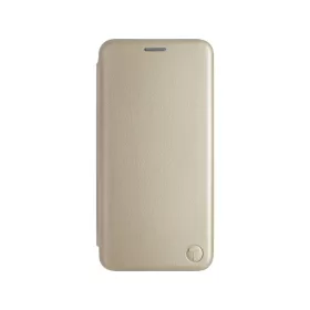   mobilNET Apple iPhone 13 Mini (5.4) oldalra nyíló mágneses könyv tok szilikon belsővel arany
