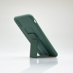   mobilNET Xiaomi Redmi Note 10s ütésálló, kitámasztható zöld hátlapvédő tok