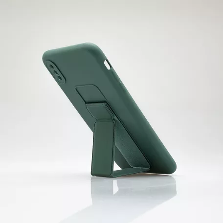 mobilNET Apple iPhone 13 Pro Max (6.7) ütésálló, kitámasztható zöld hátlapvédő tok