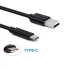 Choetech Ac0002 Usb-A - Type-C adatkábel, fekete, 1m