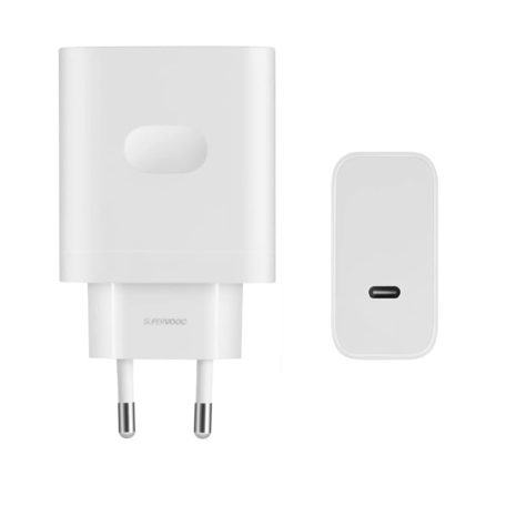 Oppo SUPERVOOC VCB8HBEH gyári hálózati fehér gyorstöltőfej USB-C csatlakozóval 80W