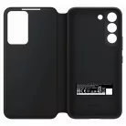 Samsung Clear View (EF-ZS901CBEGEE) S901 Galaxy S22 (2022) oldalra nyíló mágneses könyvtok fekete