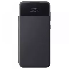   Samsung Clear View (EF-EA336PBEGEE) A336 Galaxy A33 5G oldalra nyíló mágneses könyvtok fekete