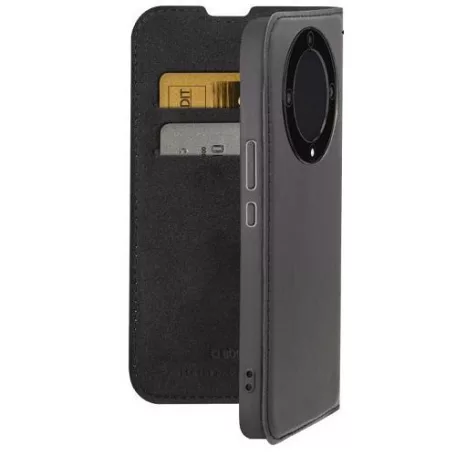 SBS Wallet Lite Honor Magic 5 Lite oldalra nyíló mágneses TPU könyvtok fekete