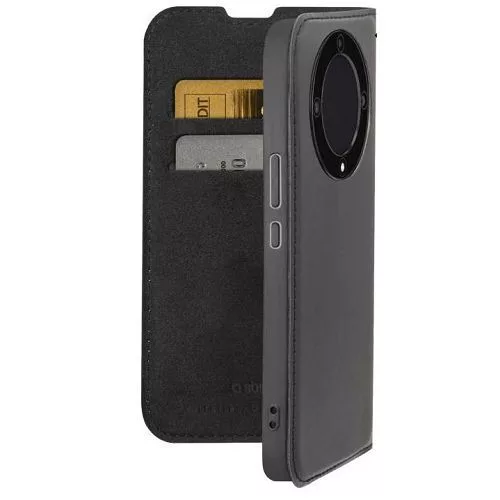 SBS Wallet Lite Honor Magic 5 Lite oldalra nyíló mágneses TPU könyvtok fekete
