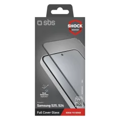   SBS Full Cover Samsung Galaxy S24 / Galaxy S25 9H keménységű előlapi prémium üvegfólia