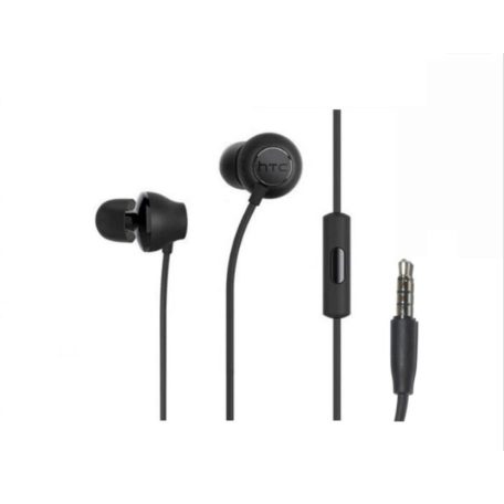 HTC 39H00037-00M fekete 3,5mm jack gyári sztereo headset