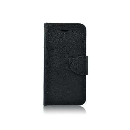 Fancy Samsung A805 Galaxy A80 / A905 Galaxy A90 (2019) oldalra nyíló mágneses könyv tok szilikon belsővel fekete