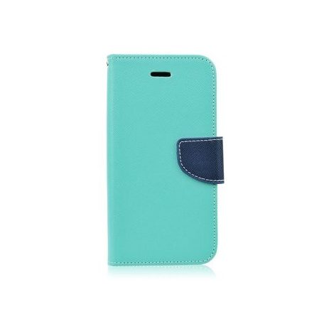 Fancy Samsung G930F Galaxy S7 book case mint - blue