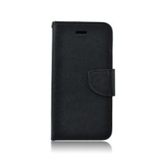   Fancy Huawei Y5 (2018) / Honor 7s oldalra nyíló mágneses könyv tok szilikon belsővel fekete