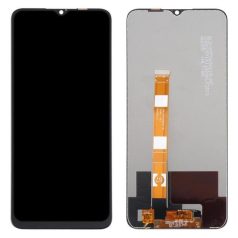   Oppo A16 / A16K / A16S / A54S / Realme C25S fekete LCD kijelző érintővel