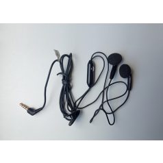 Doro gyári fekete 3,5mm jack sztereo headset csíptetővel