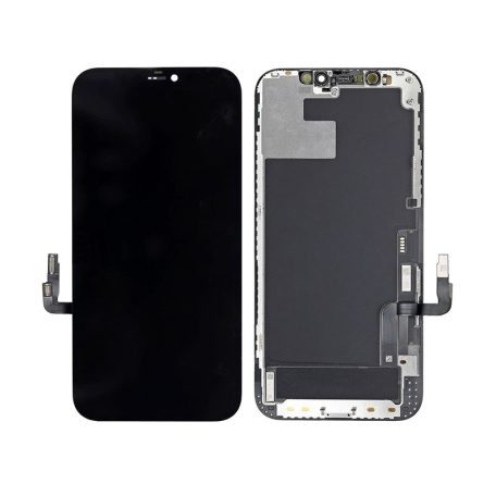 Apple iPhone 12 / 12 Pro 2020 (6.1) (INCELL) fekete LCD kijelző érintővel