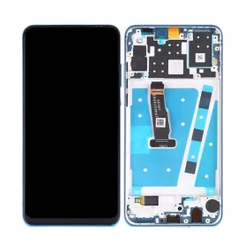   Huawei P30 Lite fekete LCD kijelző érintővel és kerettel (48MP)